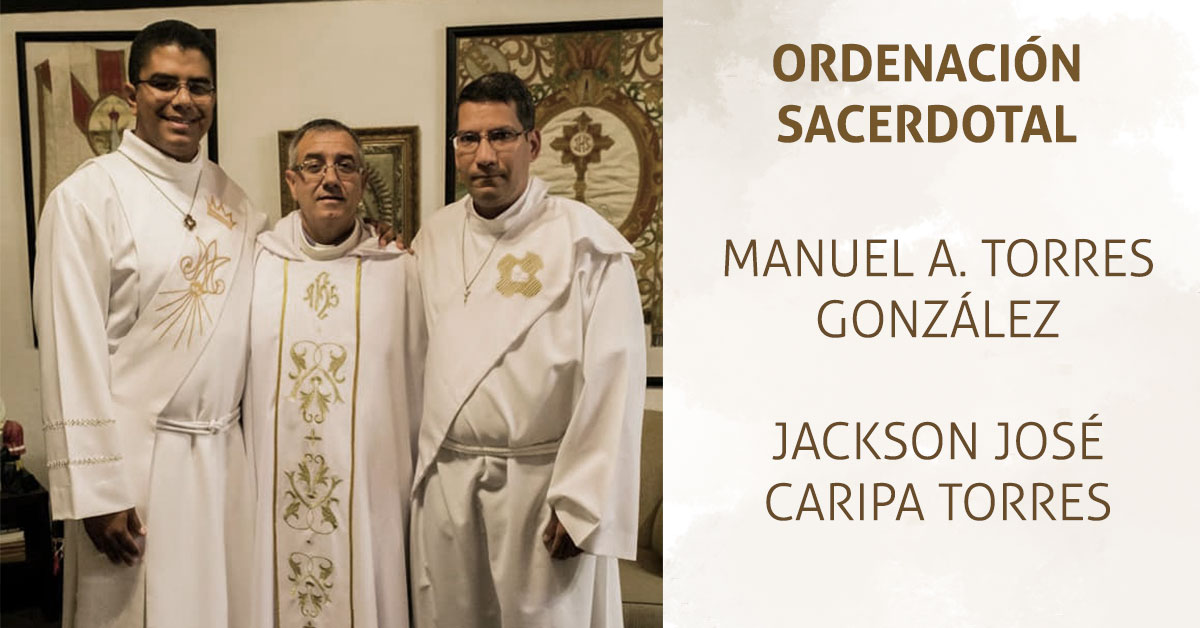 Ordenación sacerdotal dehonianos